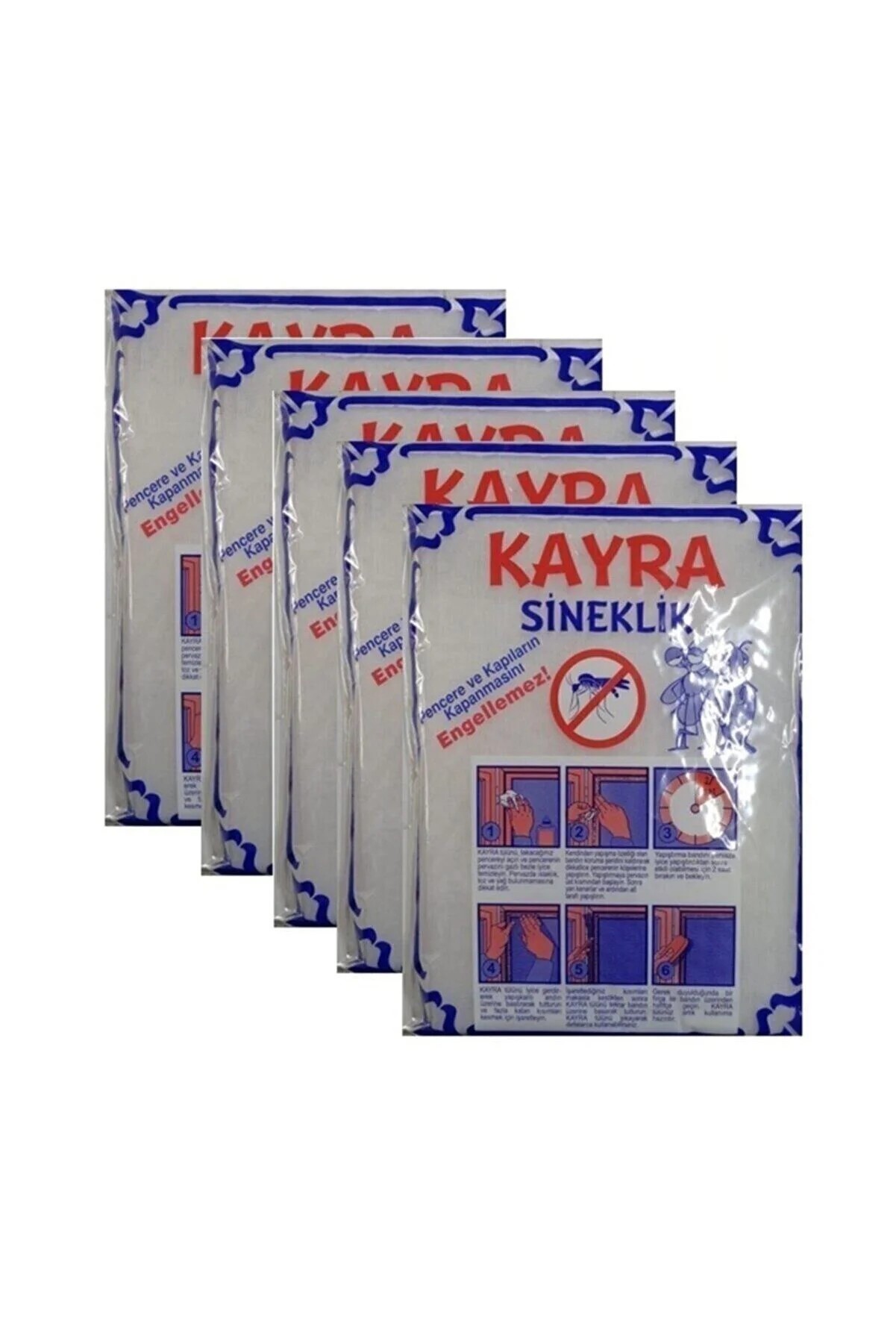 KAYRA SİNEKLİK KÜÇÜK PENCERE  75x125 BEYAZ